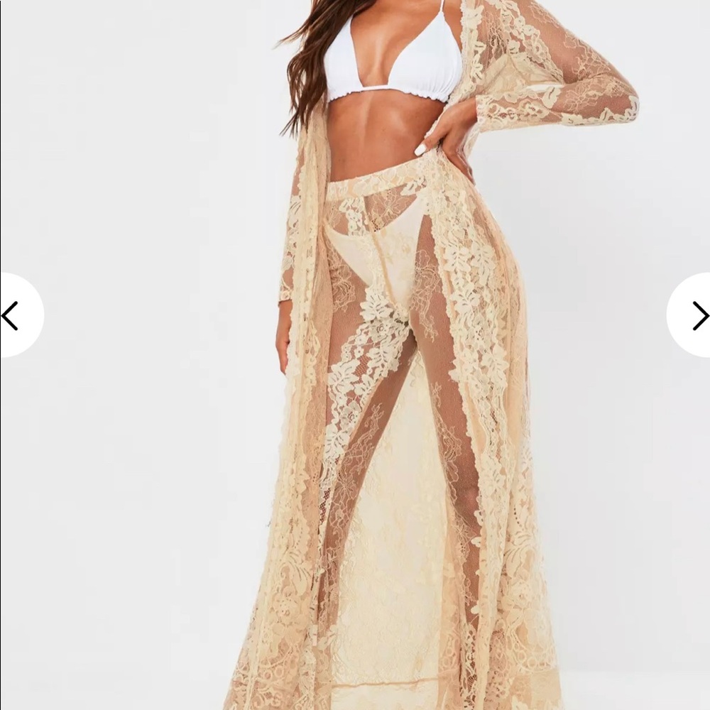 Sexy Boho Nude Kimono Set! Hot For A Music Festival!